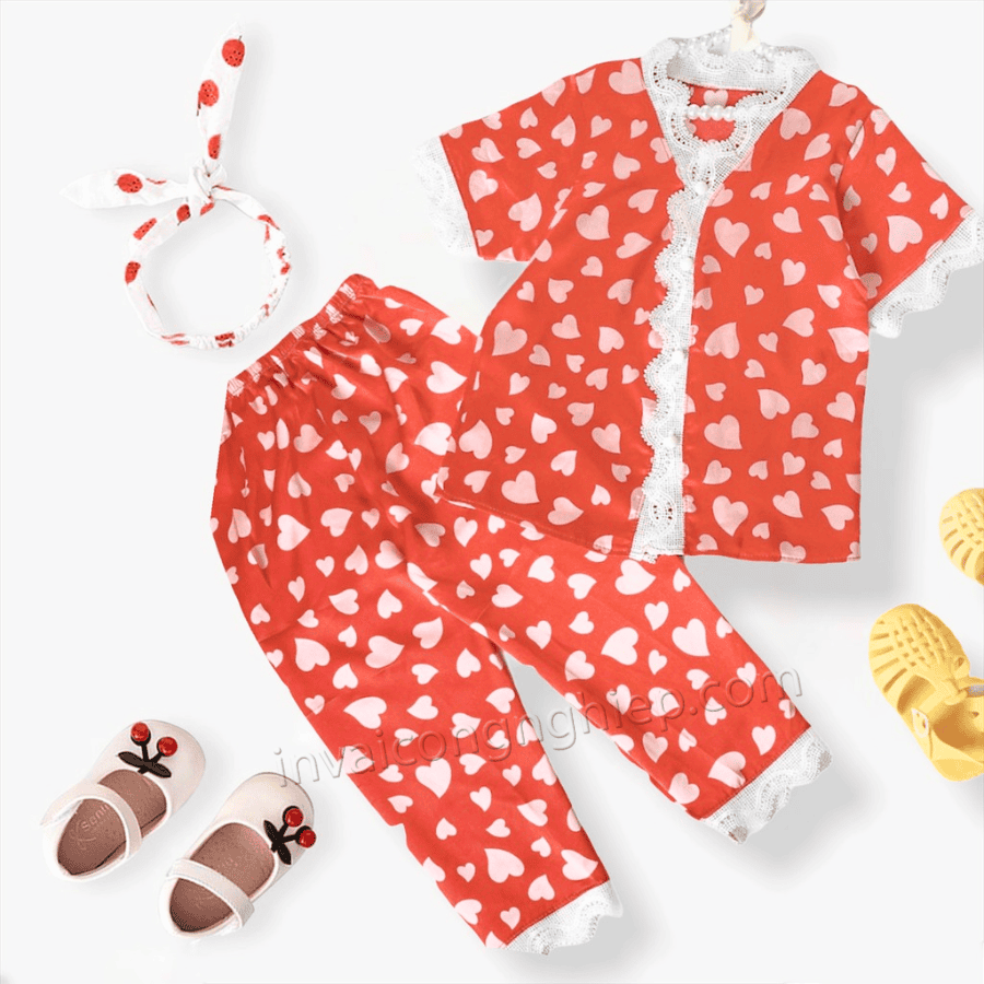 in đồ pijama trẻ em